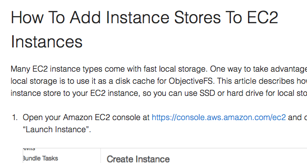 How To Add Instance Store to AWS EC2 Instance
